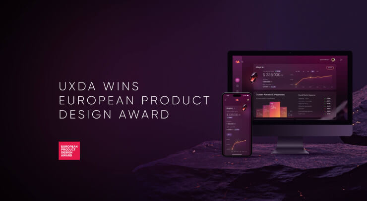 UXDA Wins European Product Design Award for Hedge Fund Platform UX Design
